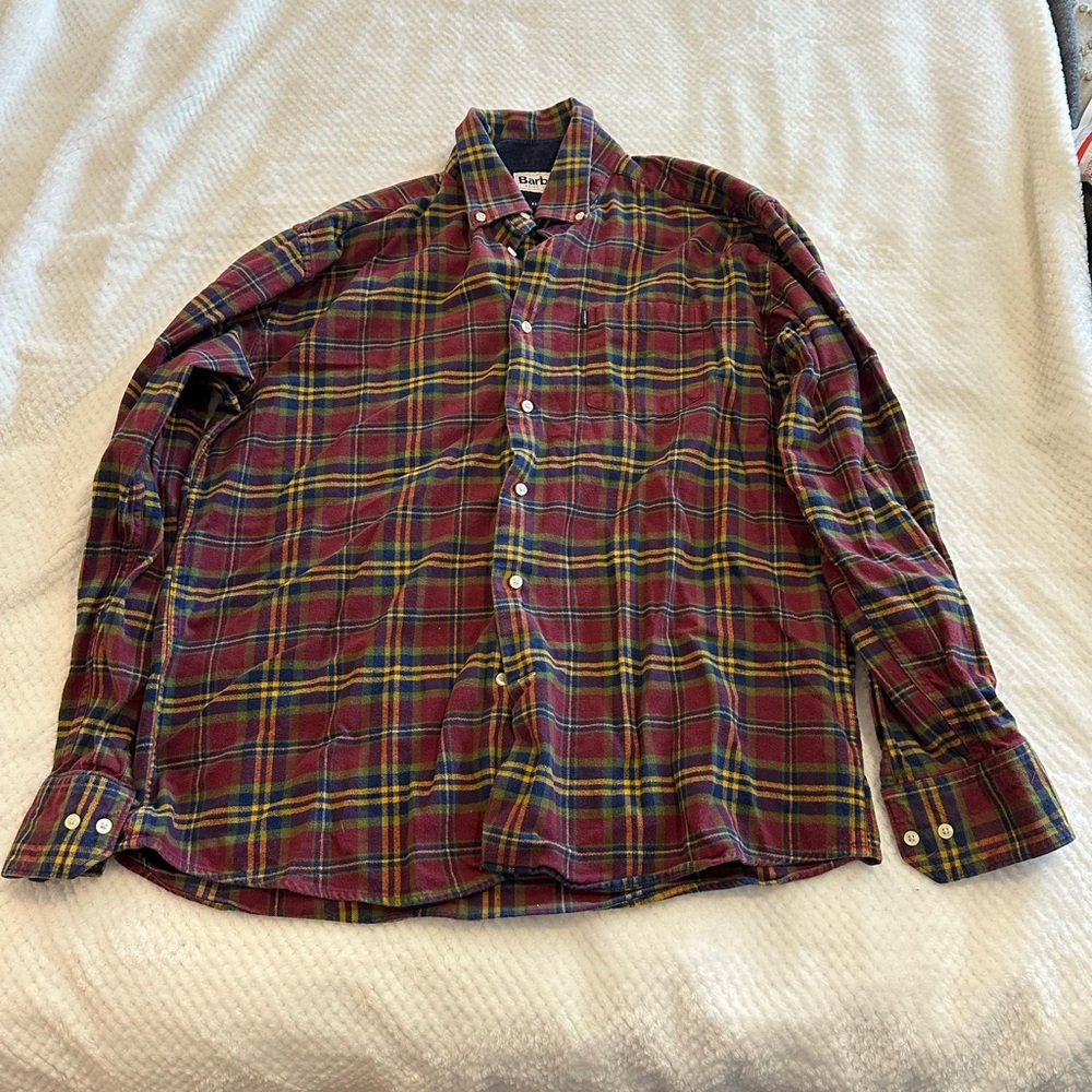 Barbour Flannel Button Down Shirt